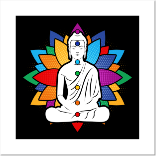 Buddha Chakra Meditation Posters and Art